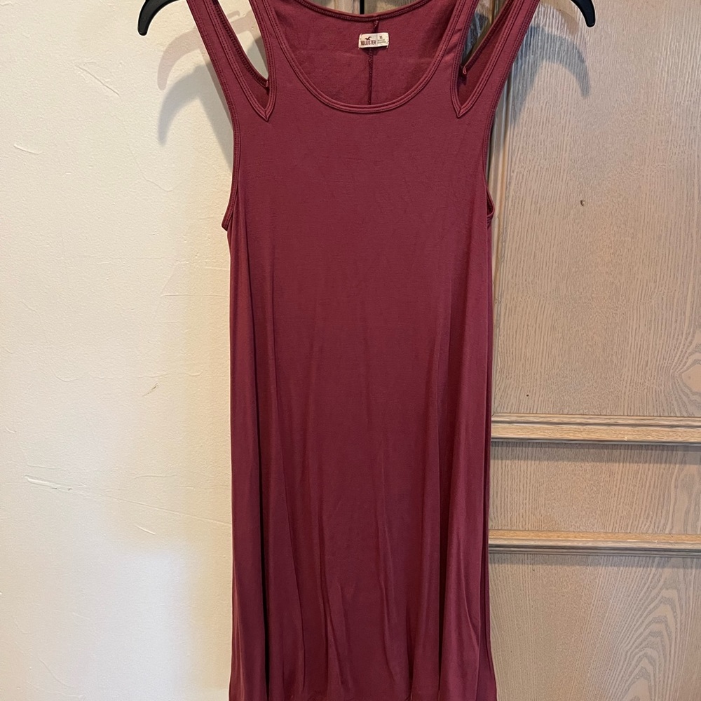 Flowy mauve sleeveless dress from Hollister